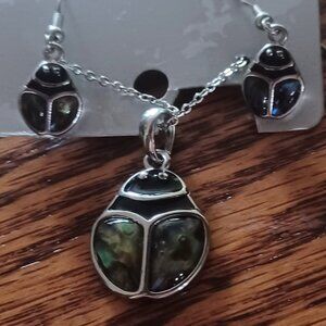 New Nature's 1 Necklace and Pierced Earrings